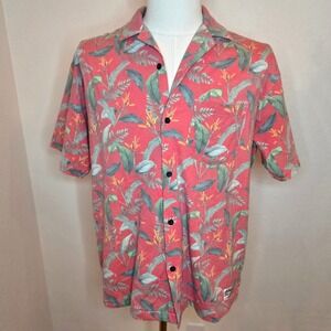 White Sand‎ Endless Summer Men's XL Tropical Floral Hawaiian Button Down Shirt